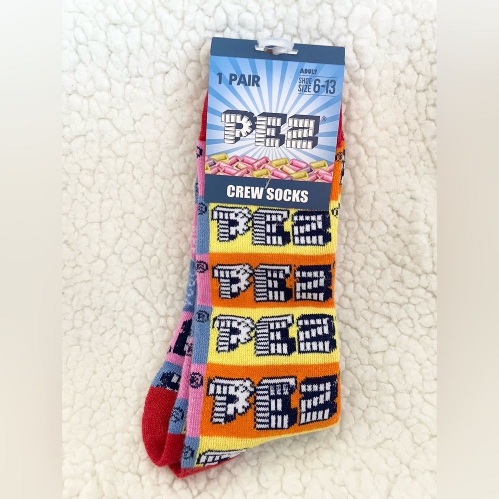 NWT Pez Candy Crew Socks